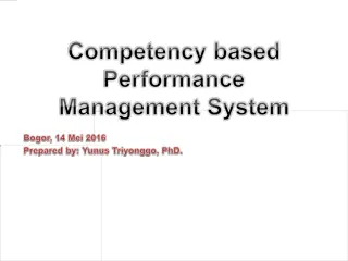 Competency-Based Performance Management Systems