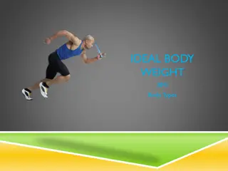 Ideal Body Weight, BMI, and Body Types for Health