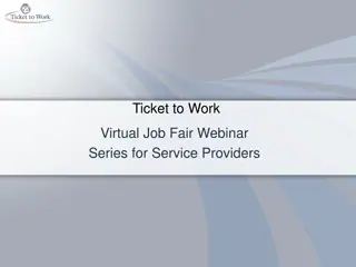 Virtual Job Fair Webinar Series for Service Providers - Prepare Beneficiaries for Success