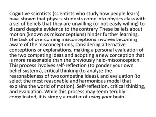 Overcoming Misconceptions in Physics Learning Process