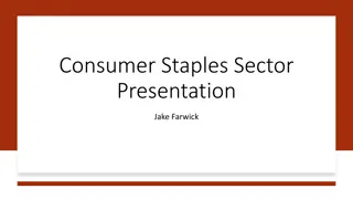 Jake Farwick's Consumer Staples Sector Analysis Presentation