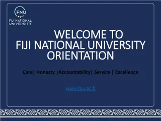 Fiji National University Orientation and Student Services
