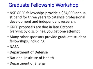 Graduate Fellowship Workshop - Essential Tips & Strategies