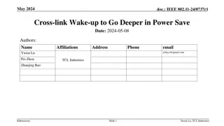 IEEE 802.11-24 Cross-link Power Save Mechanism Analysis