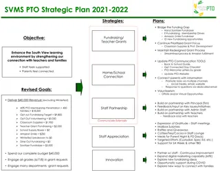 Strengthening Connections: SVMS PTO Strategic Plan 2021-2022