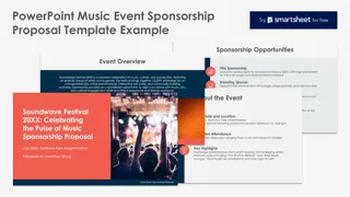Dynamic Music Event Sponsorship Proposal - Soundwave Festival 20XX