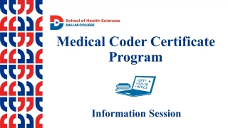 Medical Coder Certificate Program - Information Session