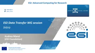 EGI Foundation Advances Data Transfer Work for Research Community