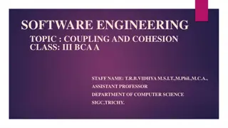 Coupling and Cohesion in Software Engineering