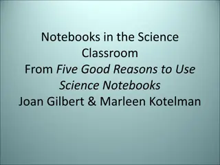 Benefits of Science Notebooks: Enhancing Learning Through Writing & Reflection