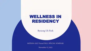 Wellness in Residency Programs