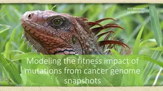 Modeling Mutational Fitness Impacts in Cancer Genomes