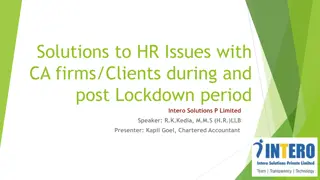 Effective Solutions for HR Challenges with CA Firms and Clients During Lockdown