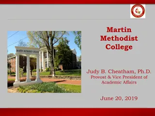 Insights into Martin Methodist College and its Data-Driven Decision Making Strategies