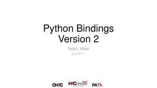 HTCondor Python Bindings Version 2 Update 2024