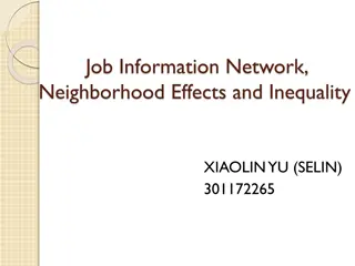 Job Information Network and Neighborhood Effects: Insights and Implications
