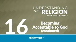 God's Unique Plan for Salvation