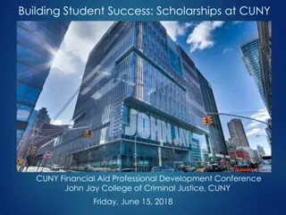 Scholarships at CUNY: Building Student Success and Financial Aid Insights