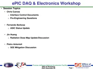 ePIC DAQ & Electronics Workshop Session Updates