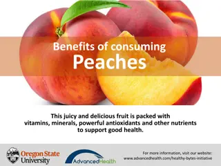 Health Benefits of Consuming Peaches - Nutrient-Rich Fruit for Well-being