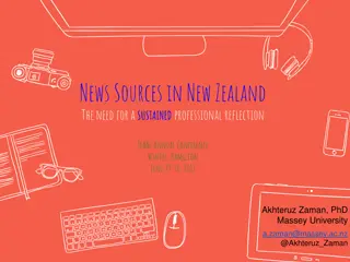 Professional Reflection on News Sources in New Zealand