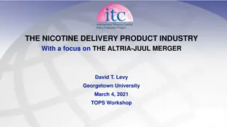 Insights on Altria-Juul Merger and Nicotine Delivery Industry