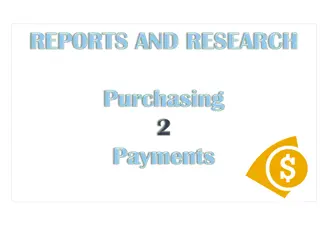 Financial Management Tools and Reports Overview
