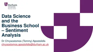 Sentiment Analysis in Data Science and Business Schools