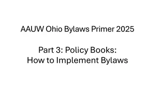 Implementing Branch Policies for Effective Governance in AAUW Ohio