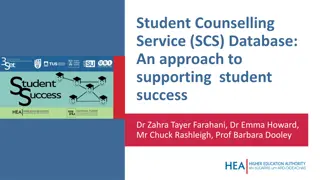 Supporting Student Success Through SCS Database Approach