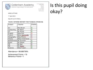 Student Grades and Descriptors in Education System