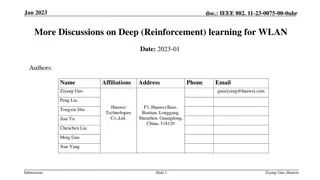 Deep Reinforcement Learning Implementation for WLAN Optimization