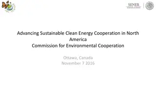 Clean Energy Cooperation in North America: Advancing Sustainability