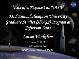 Exploring Physics Careers at NASA and Hampton University