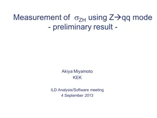 Inclusive Jet Pair Mass Distribution and Recoil Mass Study at ILD Analysis Meeting