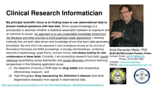 Innovative Causal Inference Methods in Clinical Research Informatics