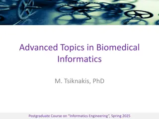 Advanced Topics in Biomedical Informatics: Affective Computing Focus