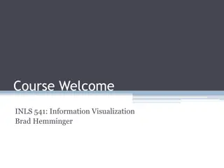 Information Visualization Course with Brad Hemminger at UNC