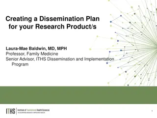 Effective Dissemination Strategies for Research Products
