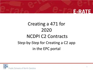 Step-by-Step Guide for Creating a 2020 NCDPI C2 Contracts App