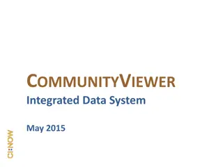 Integrated Data System for Community Viewer - May 2015 Update