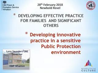 Effective Strategies for Supporting Families of Prisoners in Sensitive Environments