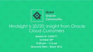 Insight from Oracle Cloud Customers: Value Realization Program Overview