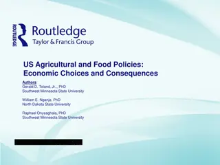US Agricultural and Food Policies