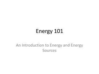 Introduction to Energy and Sources