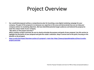 Comprehensive Digital Marketing Proposal for Company X