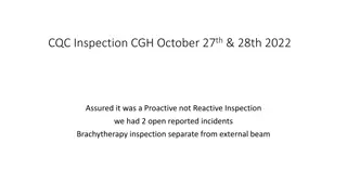 Key Details of Recent CQC Inspection and Compliance Process