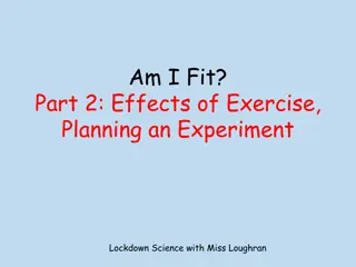 Effects of Exercise on Heart Rate - Batman's Experiment