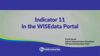 Special Education Indicator 11 Data Submission Details
