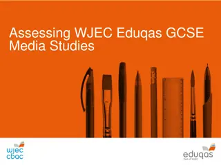 Assessing Evidence in WJEC Eduqas GCSE Media Studies
